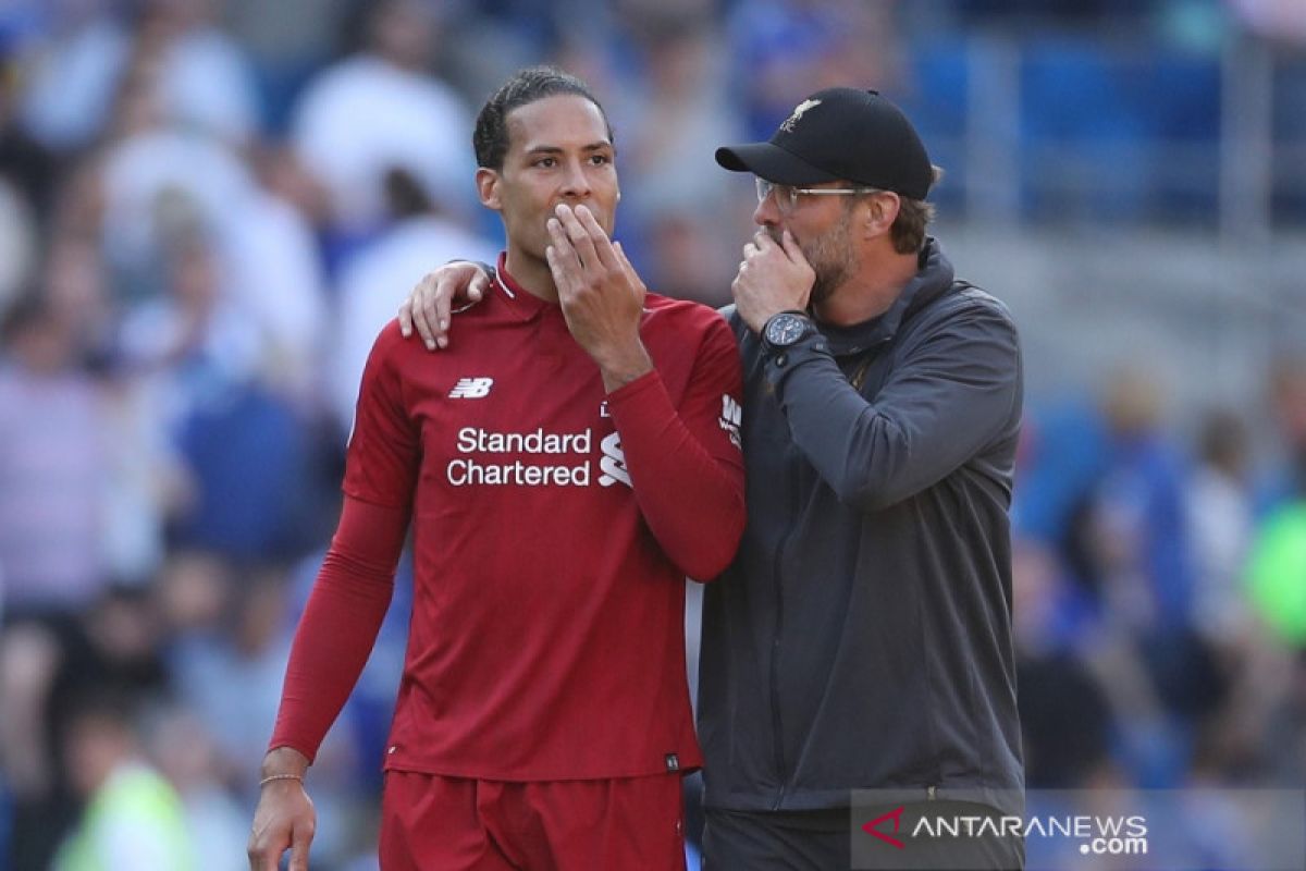 Klopp pastikan Van Dijk kembali dari Timnas Belanda dalam keadaan bugar