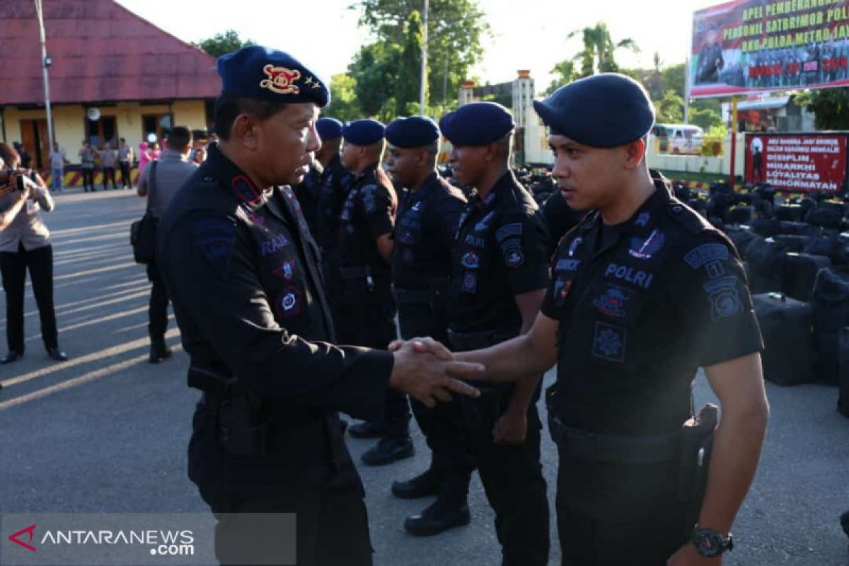 200 personel Brimob Polda NTT BKO Polda Metro Jaya