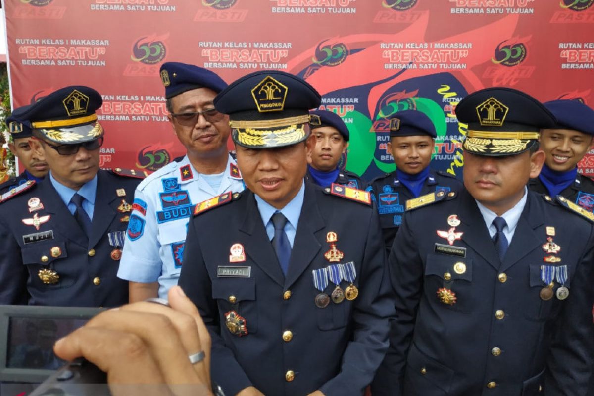 Kanwil Kemenkumham Sulsel warga binaan tetap dapat pelayanan kesehatan