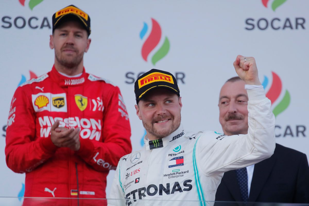 Bottas raih juara GP Azerbaijan