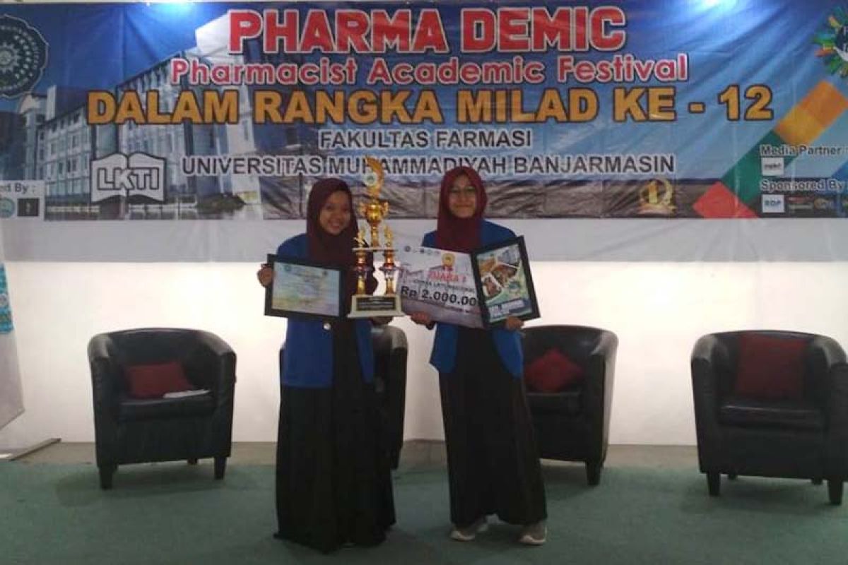 Mahasiswa Farmasi UMP raih juara 1 LKTI Nasional