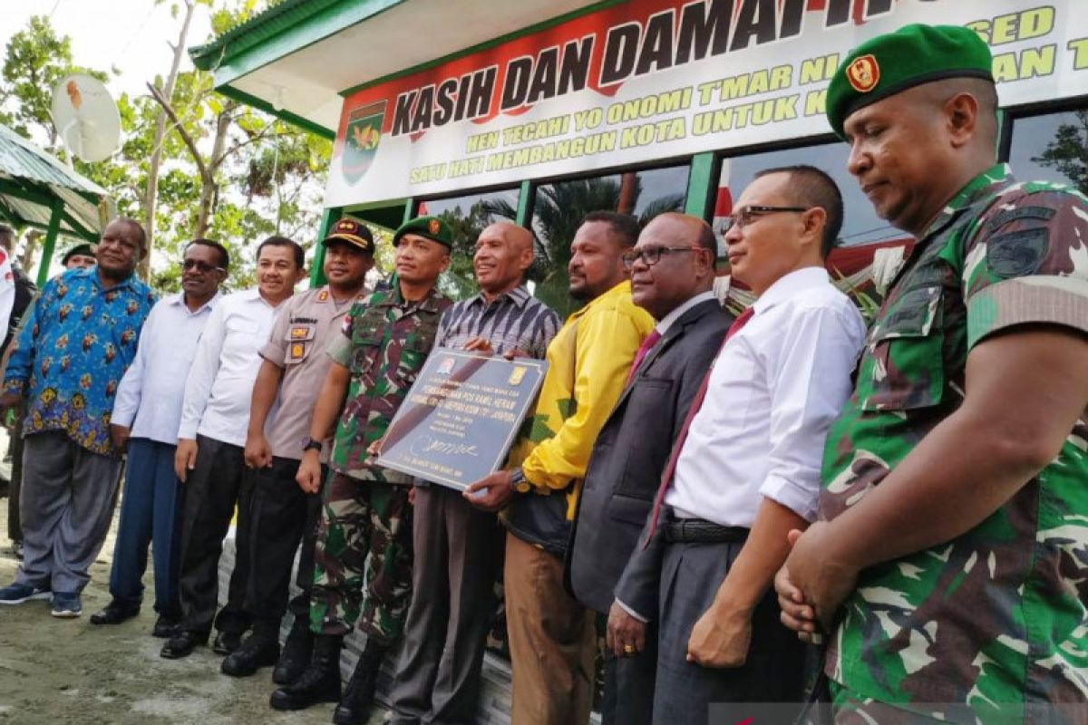 Dandim:  Pos Ramil Heram untuk dukung kamtibmas