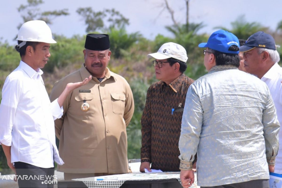 Presiden tinjau Samboja, lihat lokasi rencana Ibukota Negara