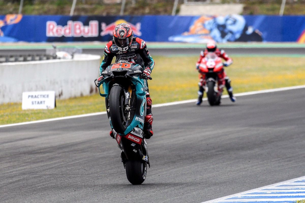 Quartararo lebih cepat 0,5 detik di Jerez