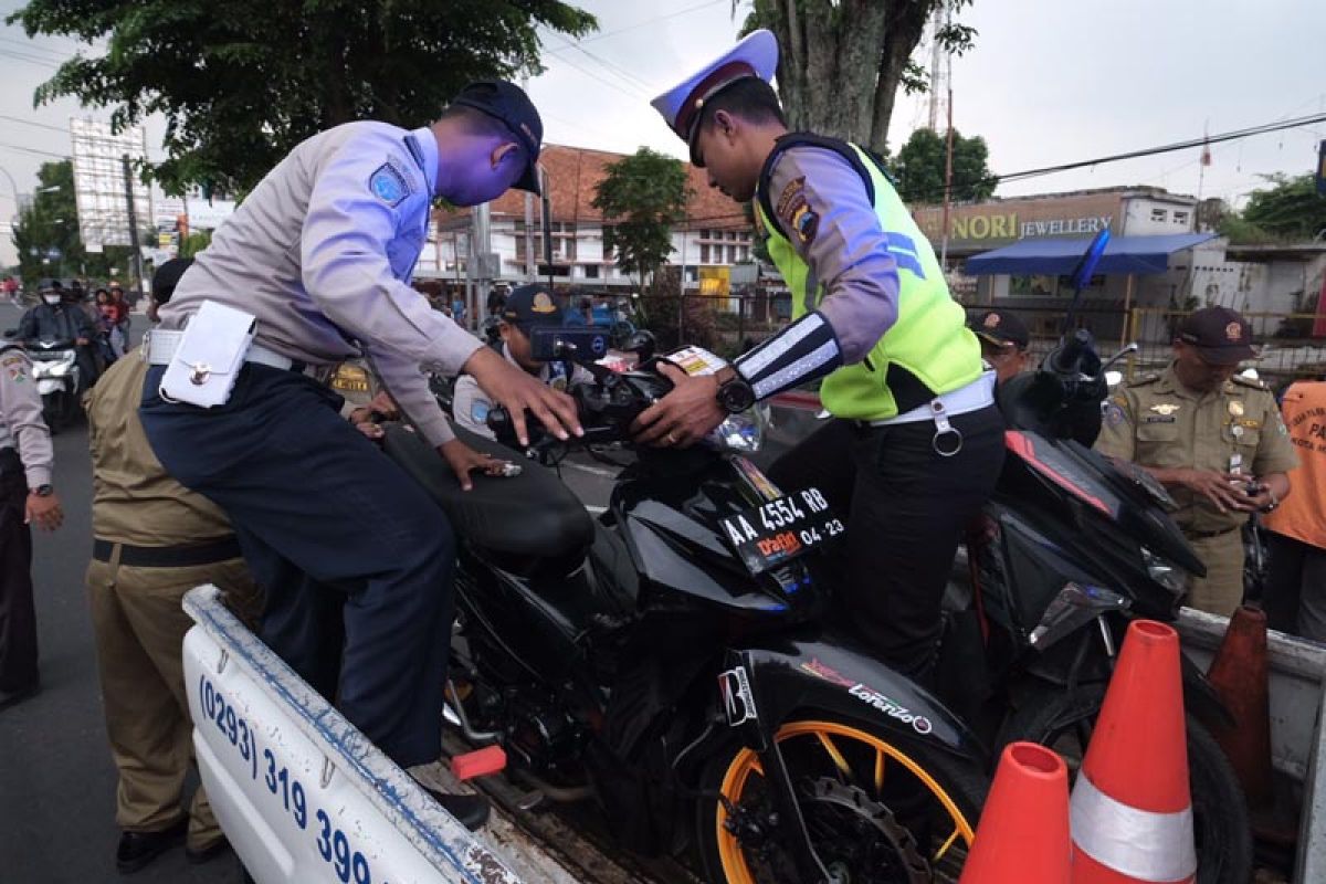 Operasi KTL Kota Magelang digelar sore hari selama Ramadhan