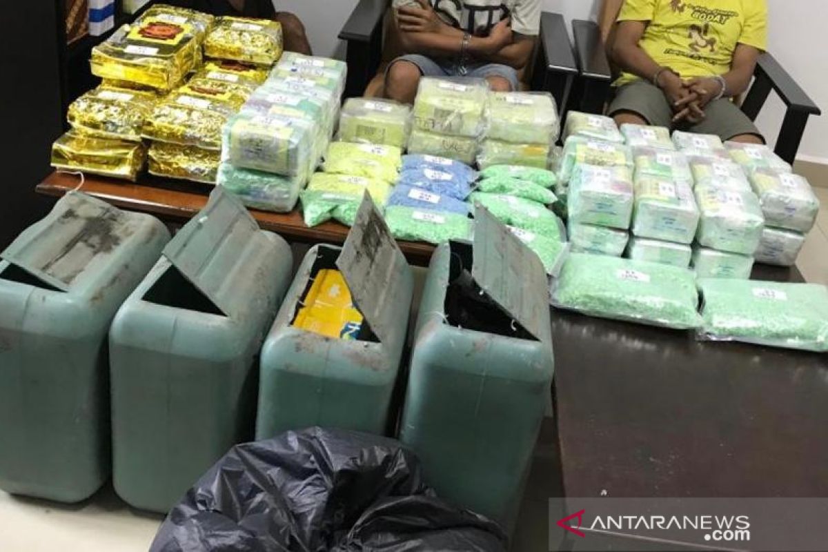 BNN sita 50 kilogram sabu asal Malaysia, dua tersangka ditembak