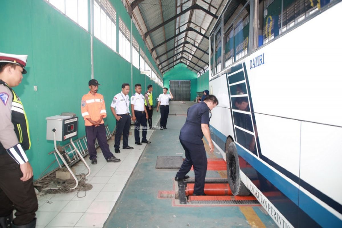 Jamin Keselamatan Pemudik, Dishub Lakukan Ramp Check Angkutan Umum