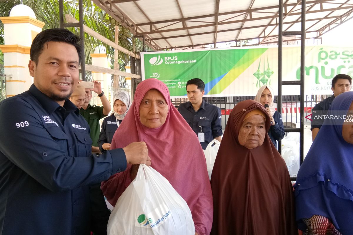 BPJS Ketenagakerjaan Pekanbaru Panam selenggarakan pasar murah