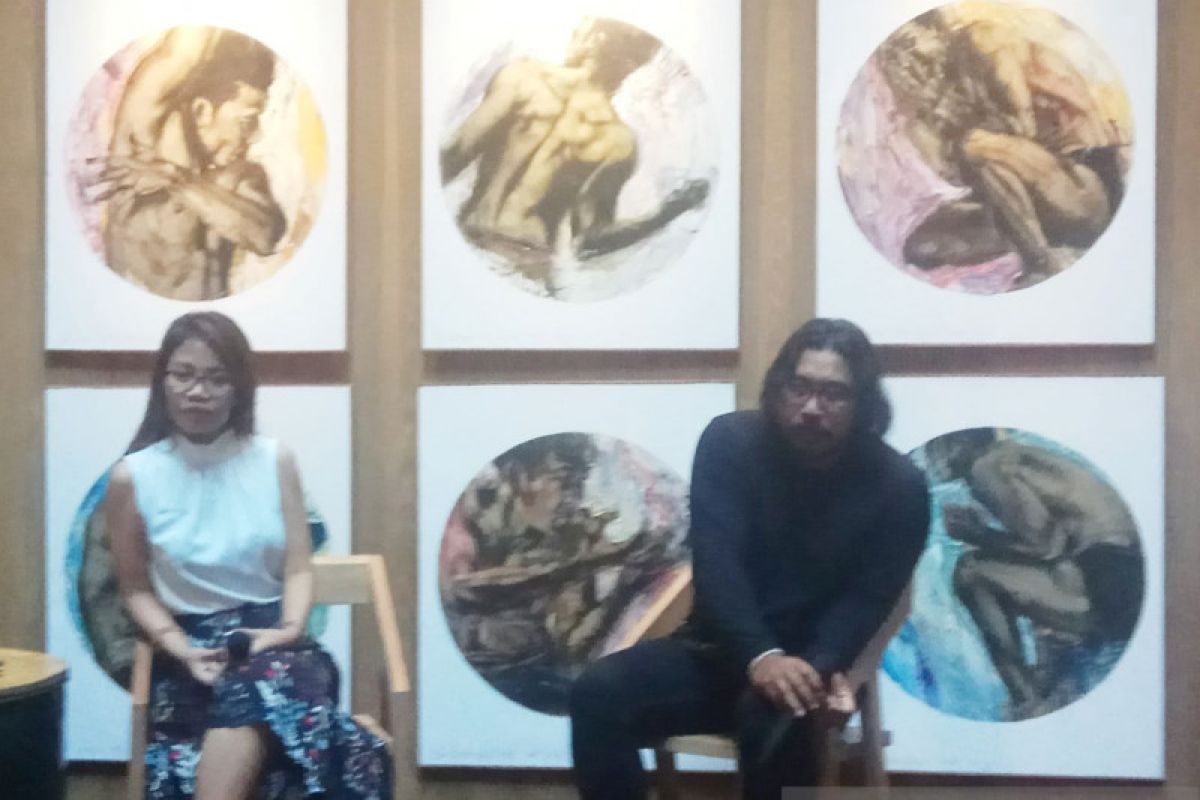 Pelukis Ida Bagus Purwa gelar pameran tunggal bertajuk "AWAK"