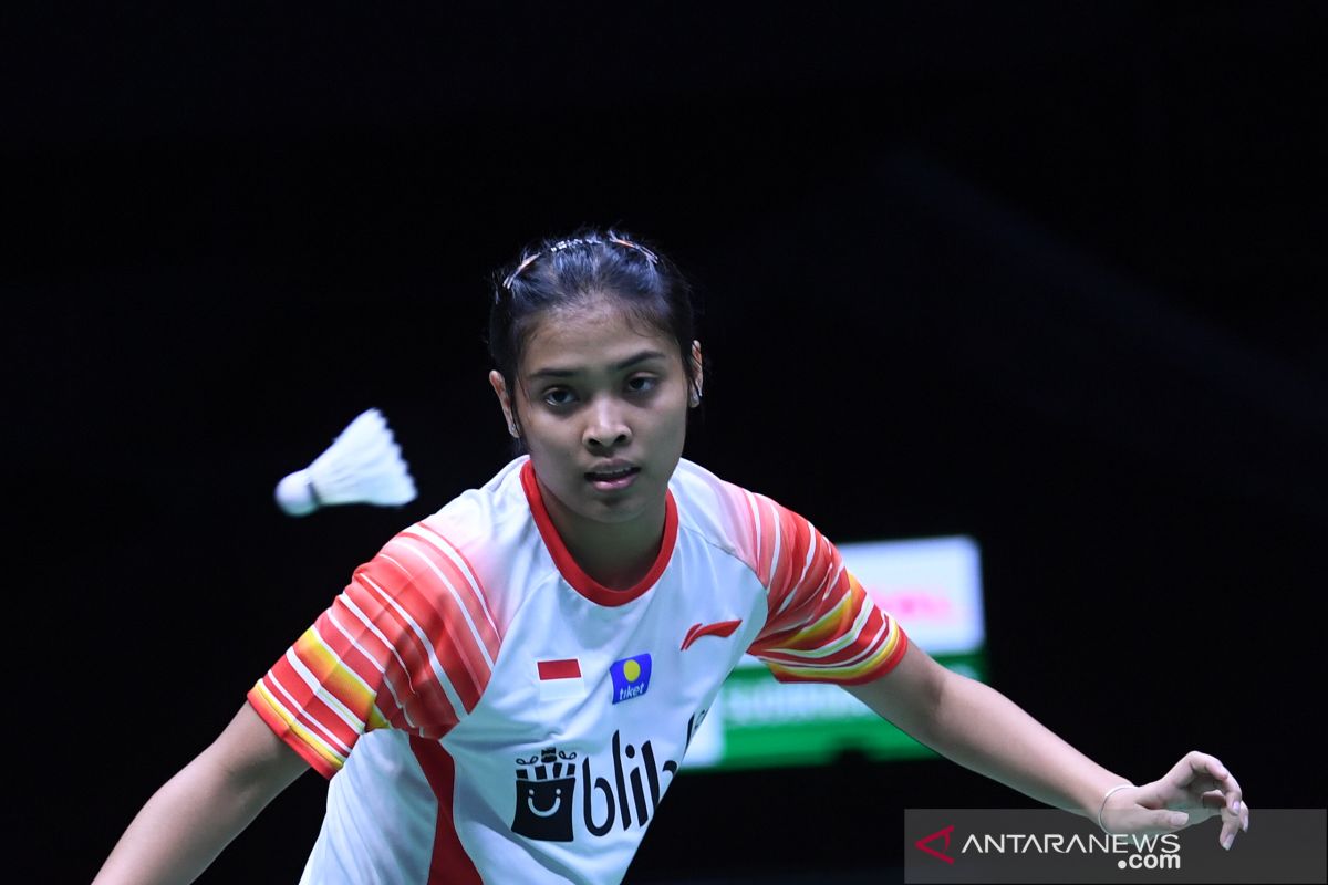 Gregoria Mariska tumbang, Indonesia vs Jepang  1-1