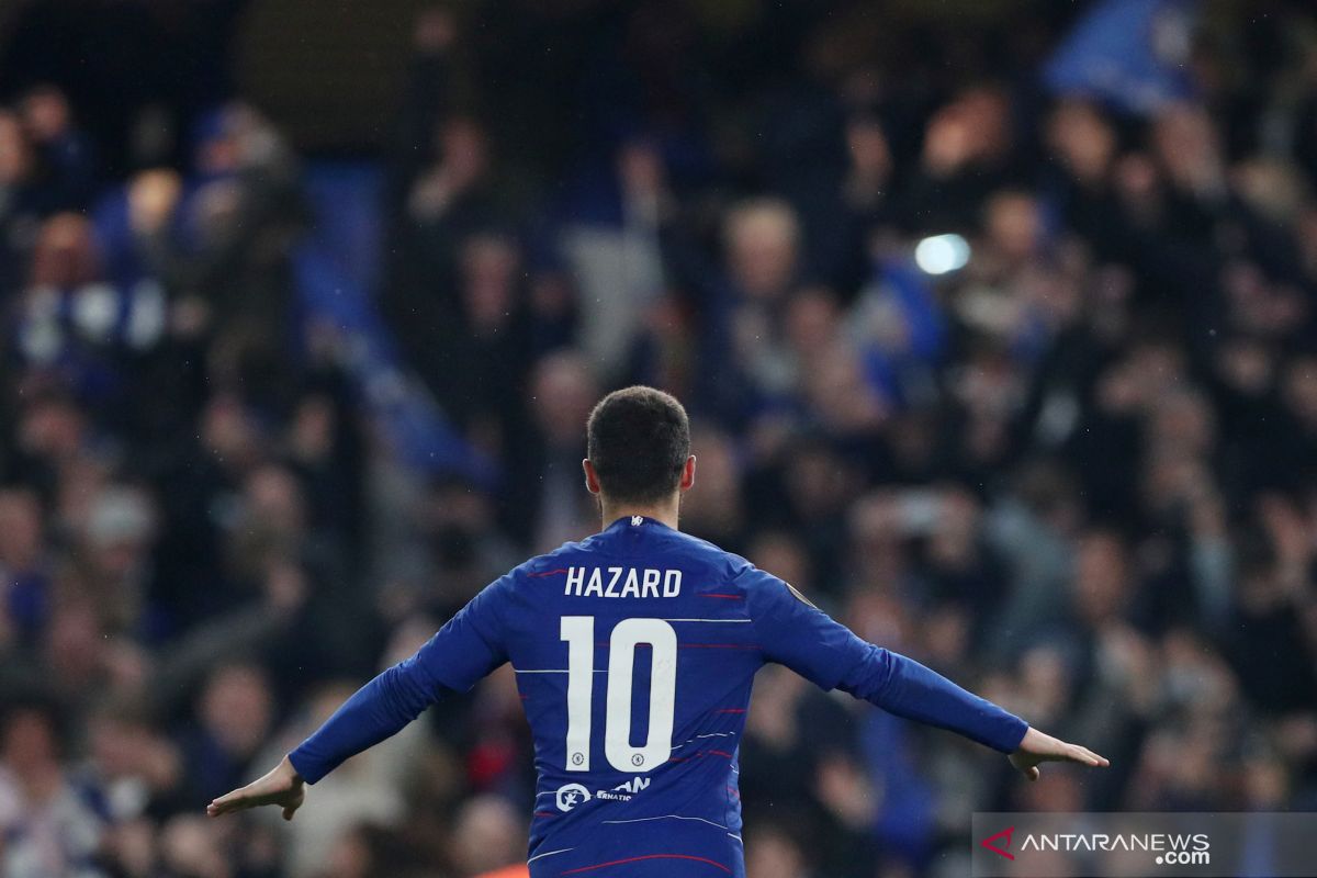 Hazard: Trofi Liga Europa bisa jadi kado perpisahan sempurna