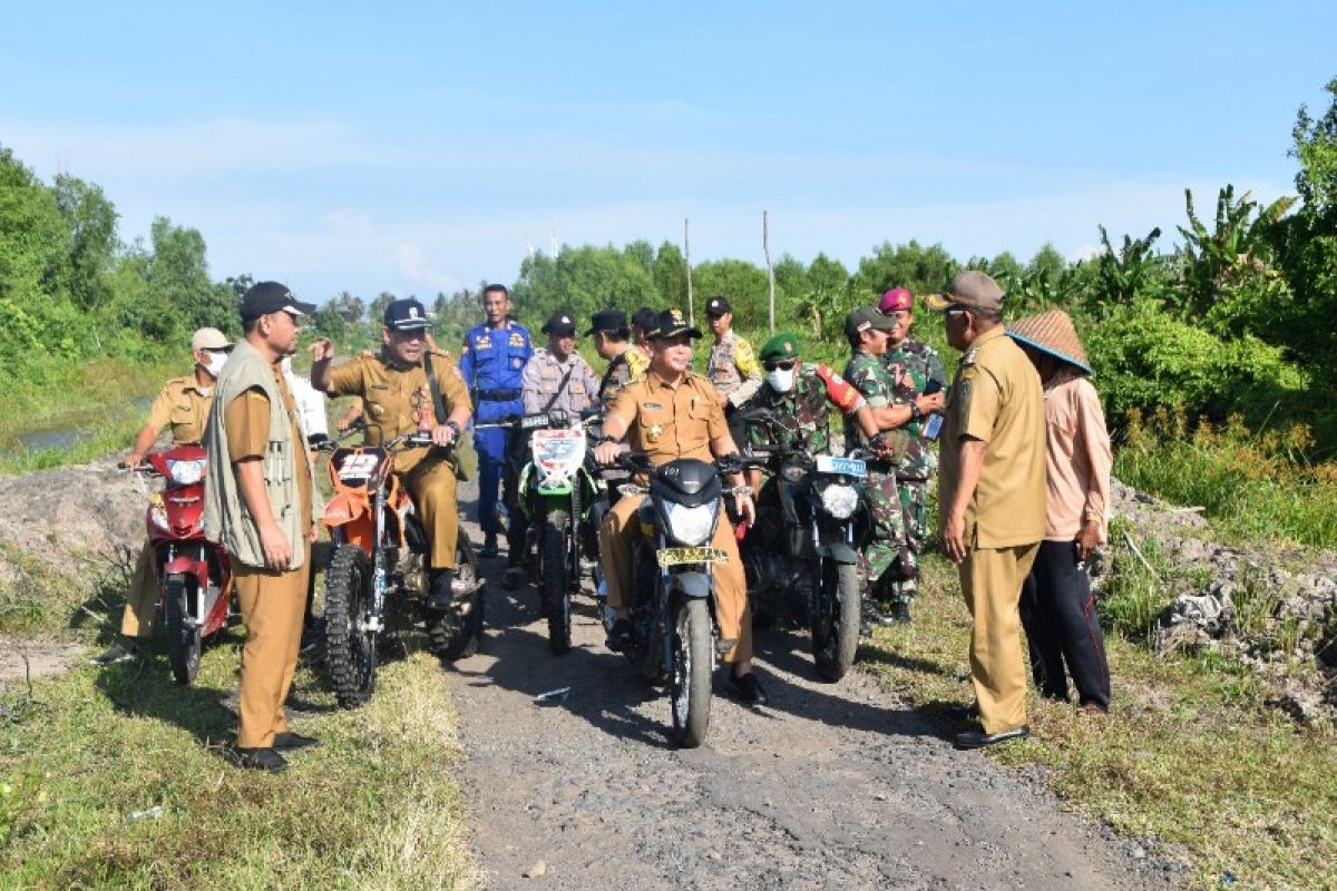 Gubernur tinjau pengerjaan proyek tahun jamak di Kalteng