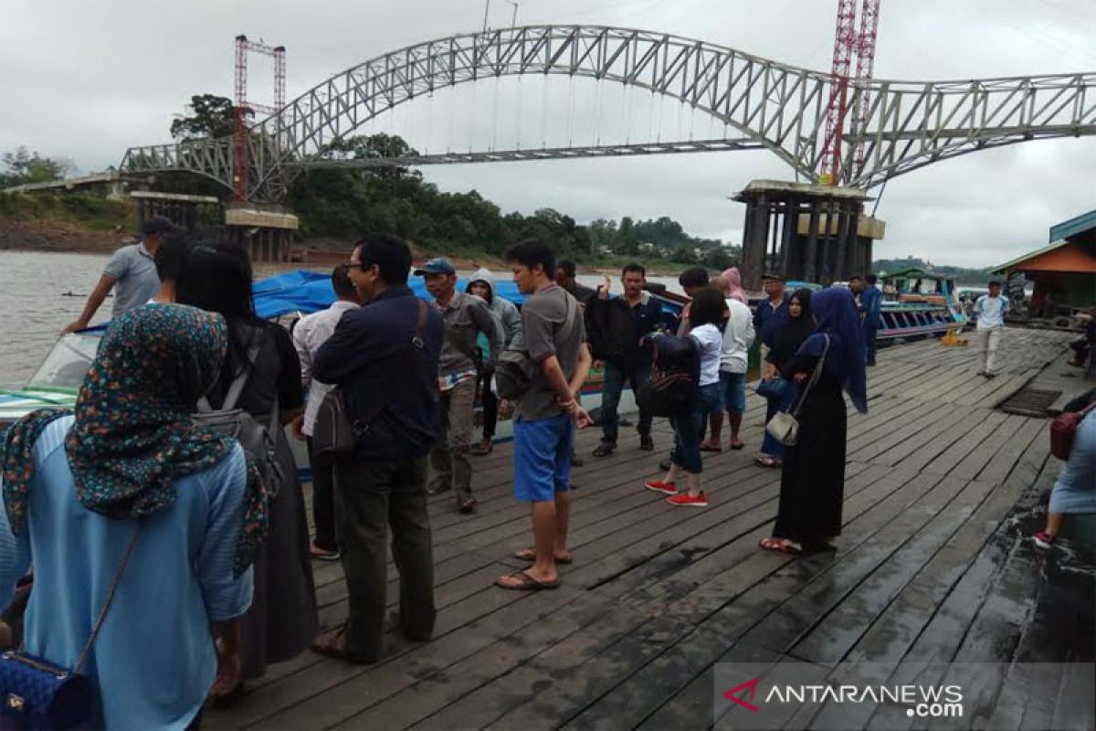 Penumpang mudik gunakan "Speed Boat" di Muara Teweh ramai