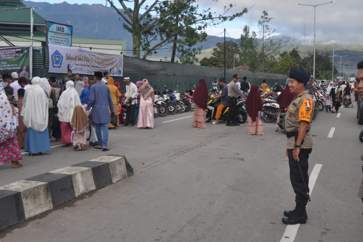 Kapolres : shalat Id di Wamena berlangsung aman