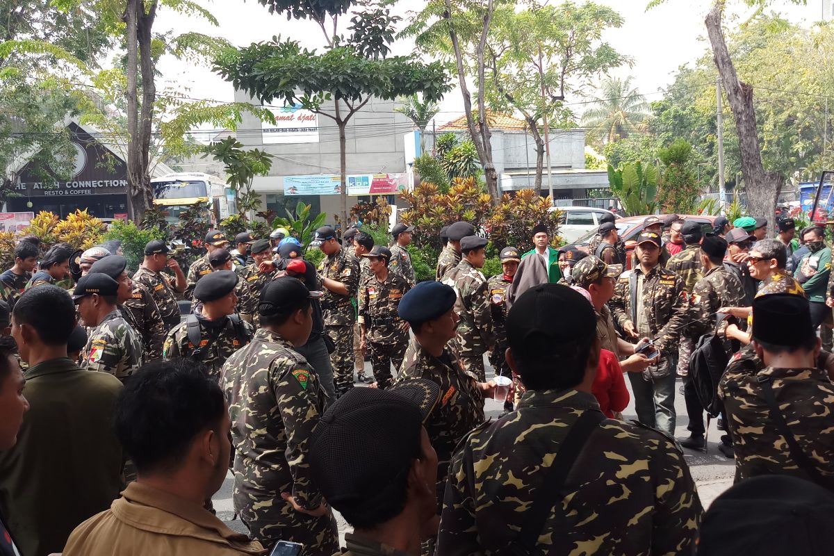 Gus Nur diadili, Banser Sidoarjo mengawal