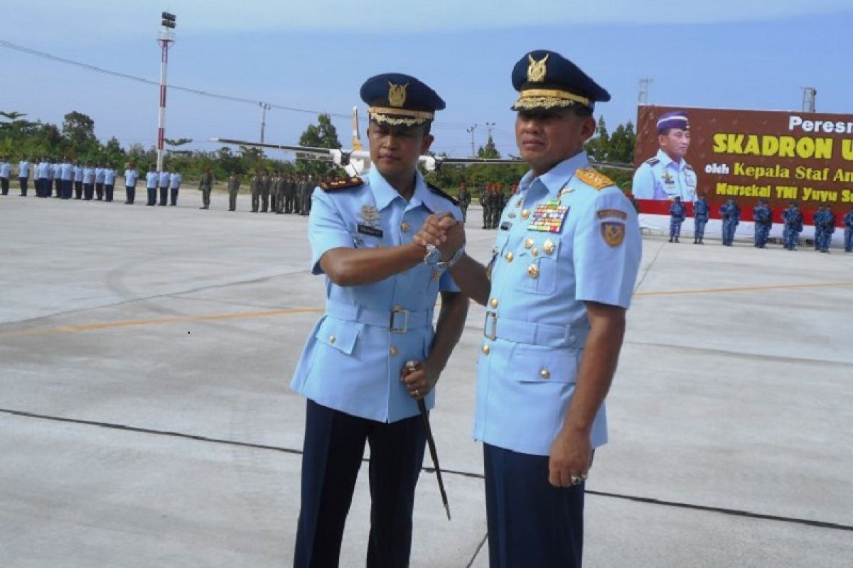 KSAU Marsekal TNI Yuyu Sutisna resmikan operasional pertama Skadron Udara 27 Biak