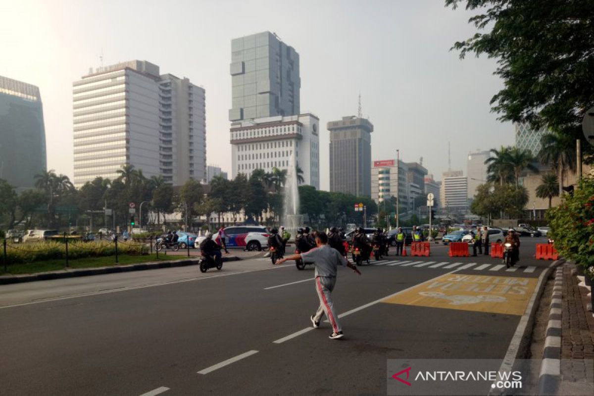 Jalan Medan Merdeka  steril menjelang sidang PHPU