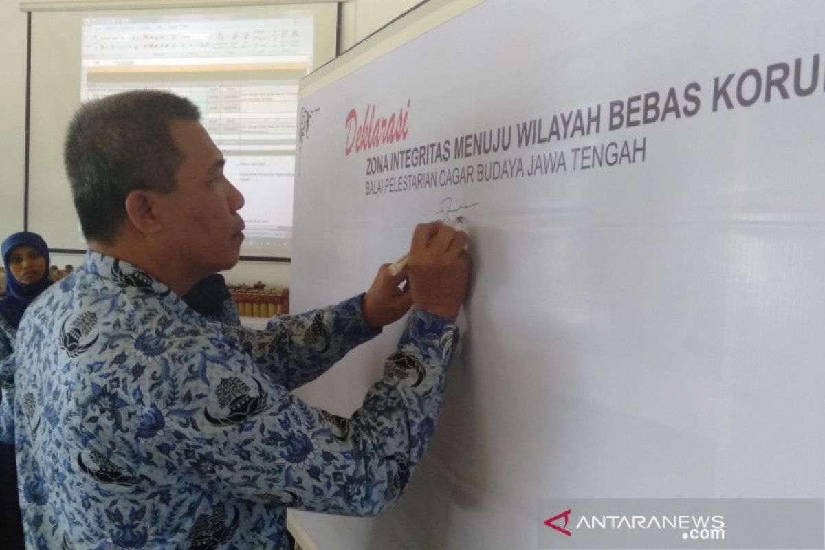 Ciptakan zona integritas, BPCB Jateng bentuk agen perubahan