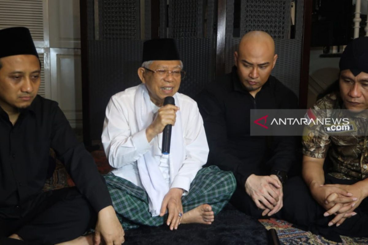 Usai ucapkan syahadat, Deddy Corbuzier temui Kyai Ma'ruf Amien