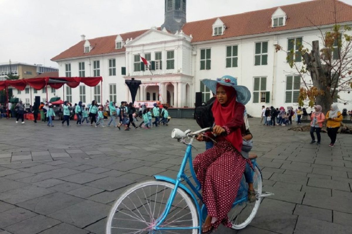 Kunjungan wisatawan di kawasan Kota Tua, Jakarta Barat tembus satu juta pengunjung