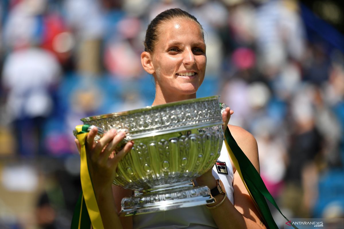 Pliskova kalahkan Kerber raih juarai Eastbourne International