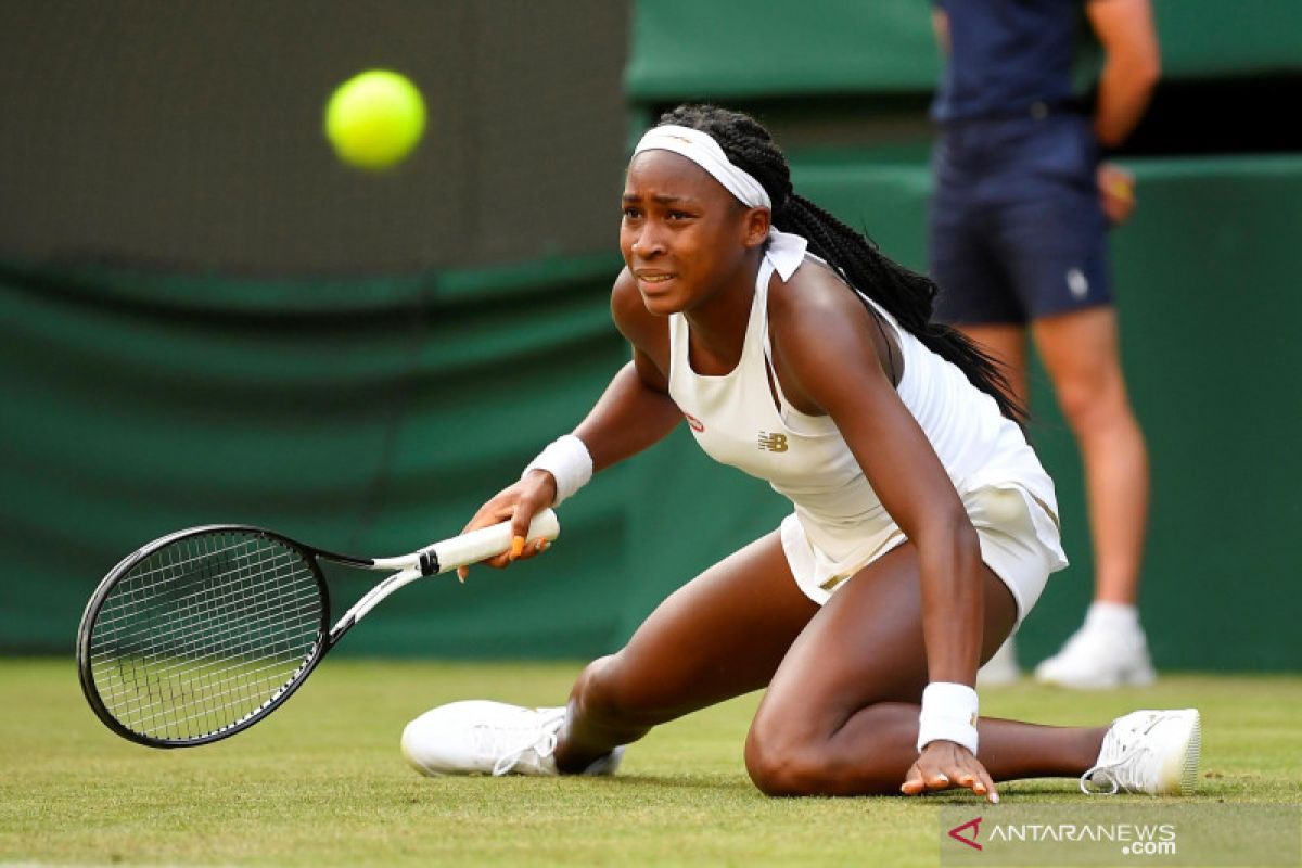 Bintang Wimbledon Gauff masih mulus di kualifikasi Washington