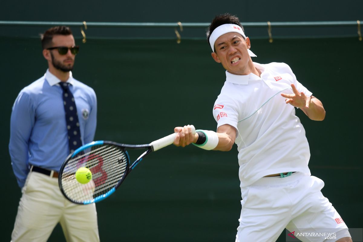 Harapan Nishikori ke US Open pupus setelah kembali positif COVID-19