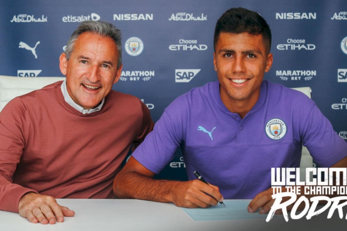 Rodri jadi pemain anyar kedua Manchester City