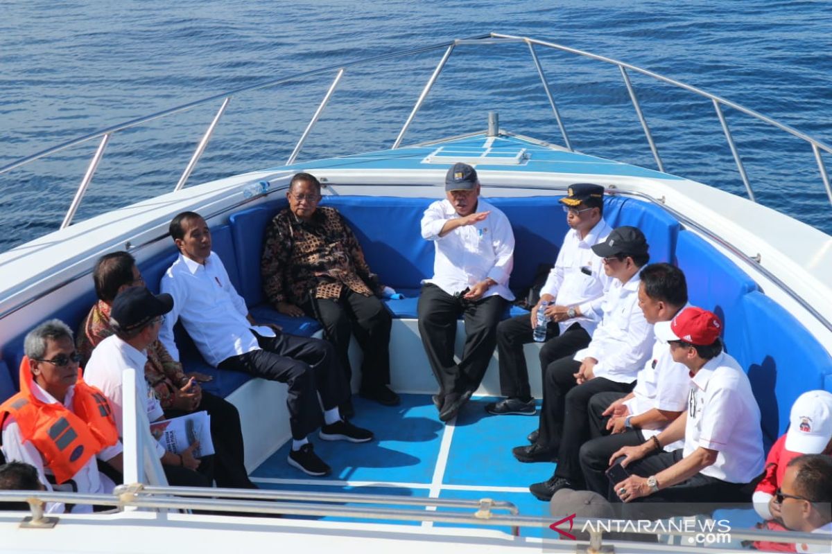 "Rapat terbatas" Presiden Jokowi di atas kapal demi gagasan yang bernas