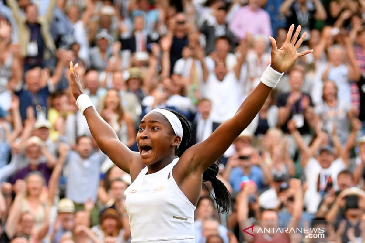 Cori Gauff kembali menelan korban di Wimbledon