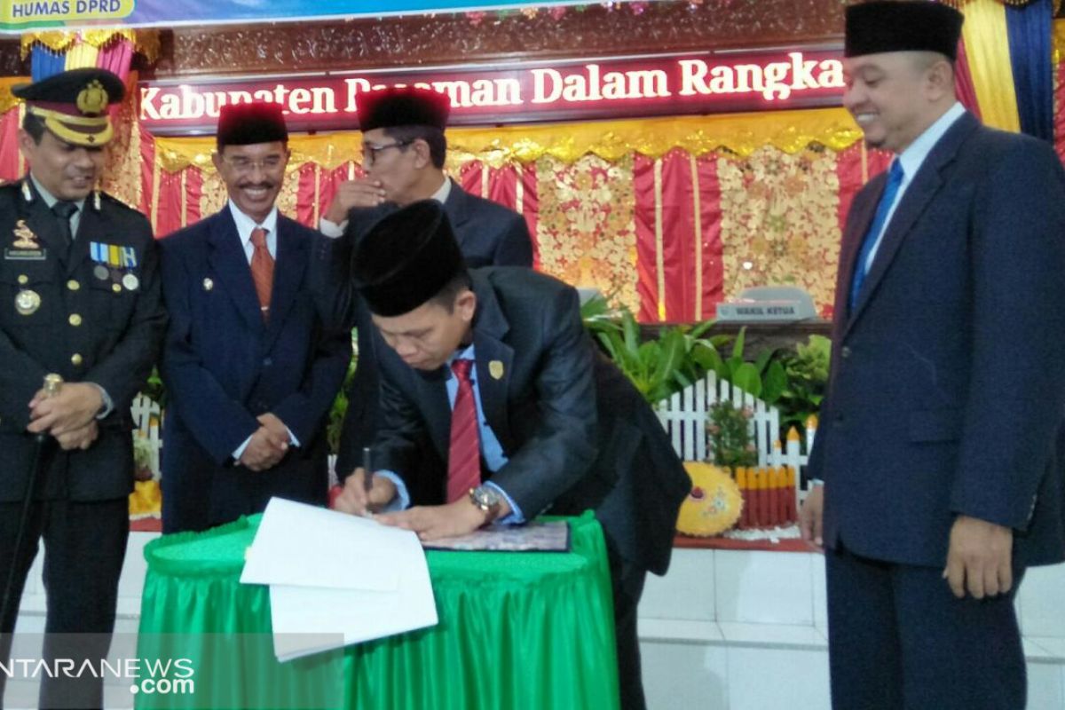 DPRD Pasaman setujui Ranperda pertanggungjawaban pelaksanaan APBD 2018