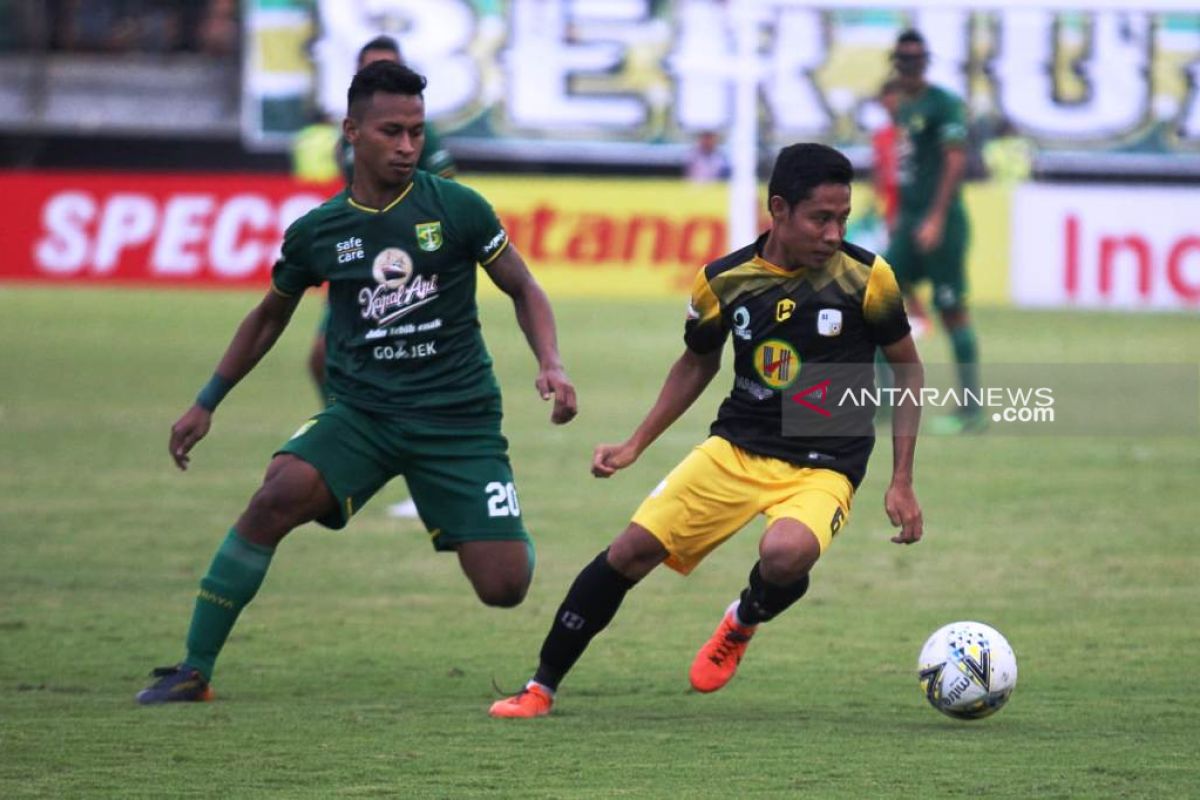 Liga 1 -- Barito Putera puas tahan imbang Persebaya