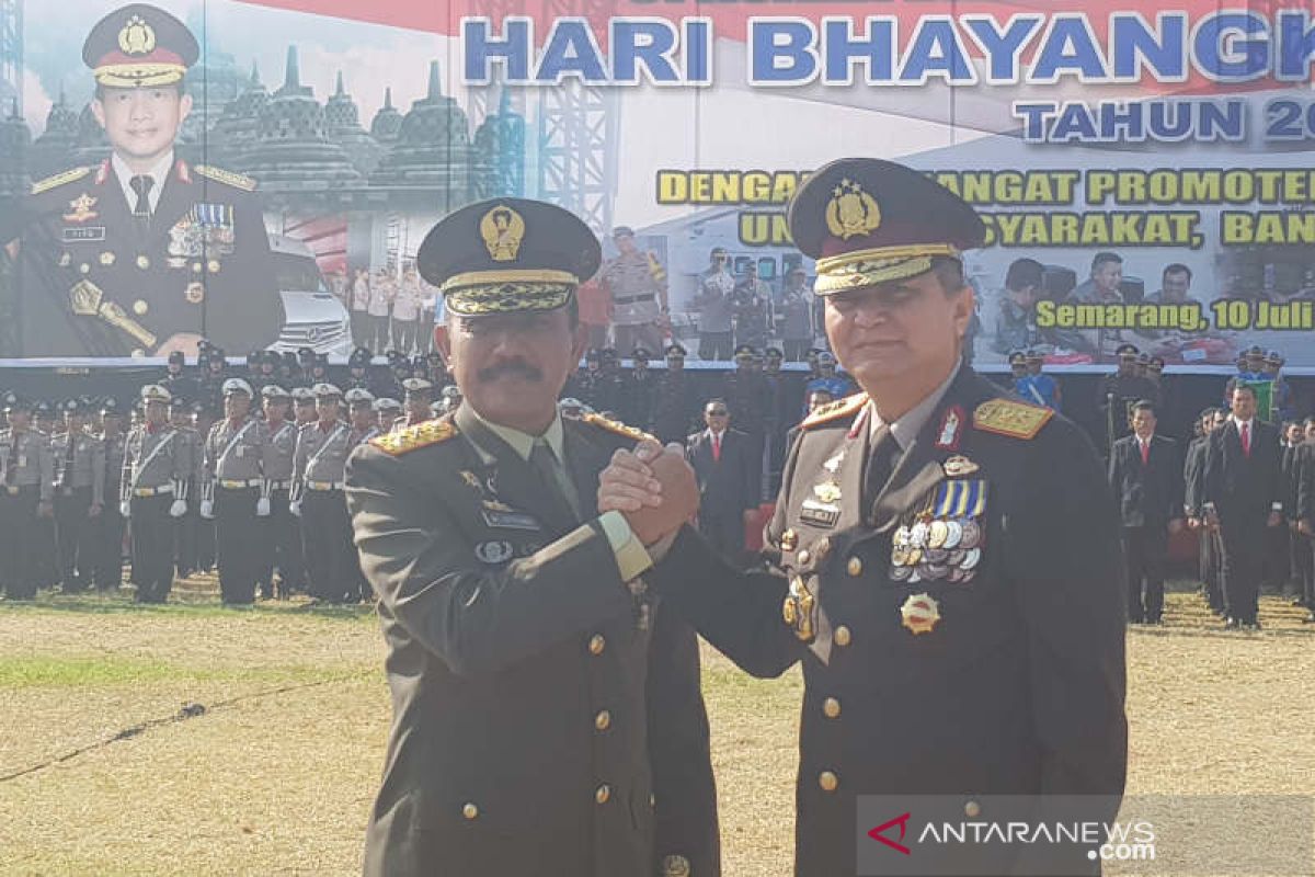 HUT Bhayangkara Polda Jateng dimeriahkan berbagai kelompok masyarakat