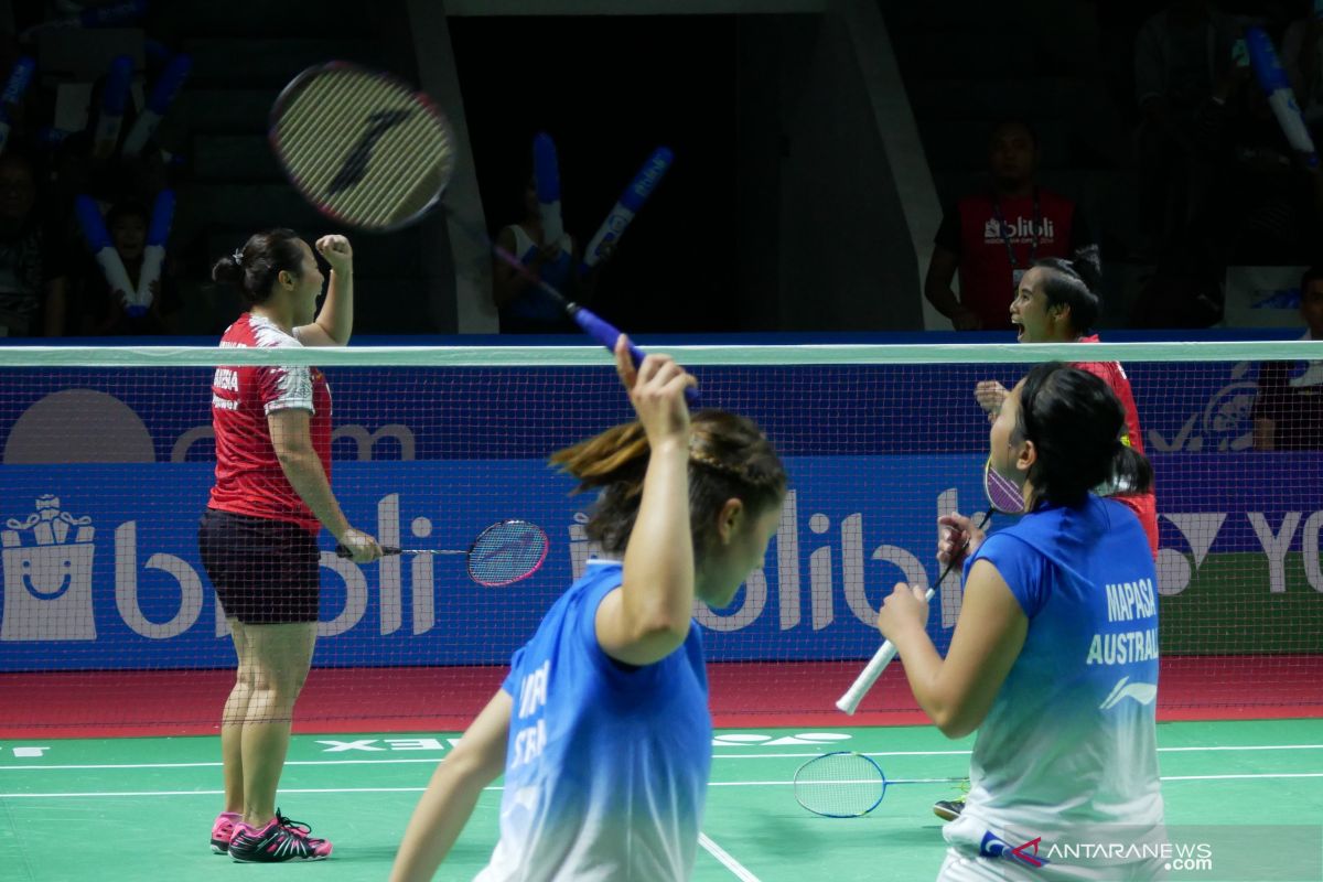 Nadya/Tiara ke babak kedua Indonesia Open