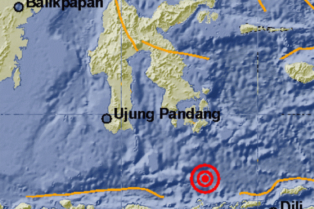 Gempa 5.0 SR mengguncang timur laut Larantuka