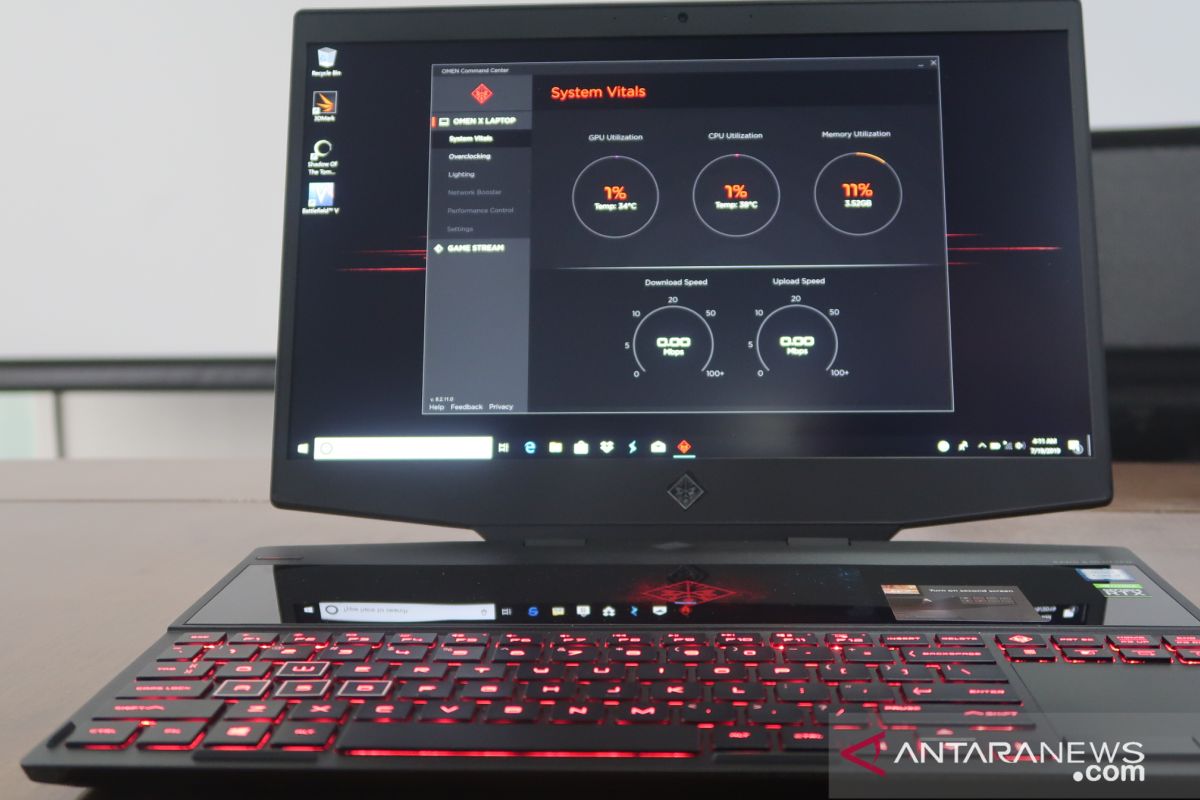 HP akan luncurkan laptop gaming dua layar