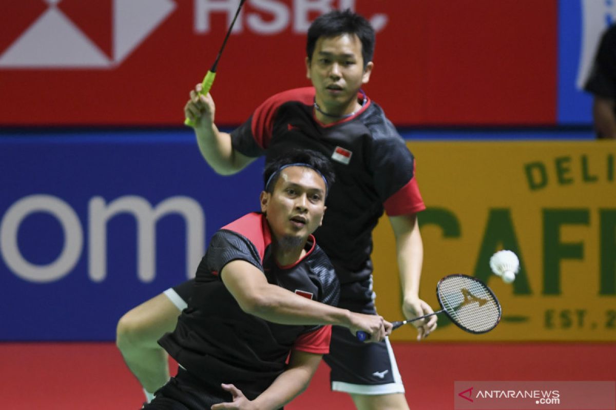 Taklukkan Endo/Yuta, Hendra/Ahsan melaju ke semifinal