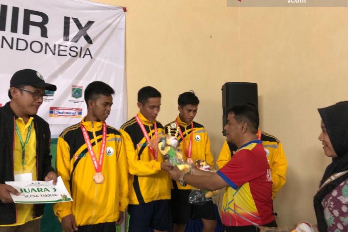 Palu raih perunggu Cabor Takraw setelah 'bantai' Makassar di Pionir IX