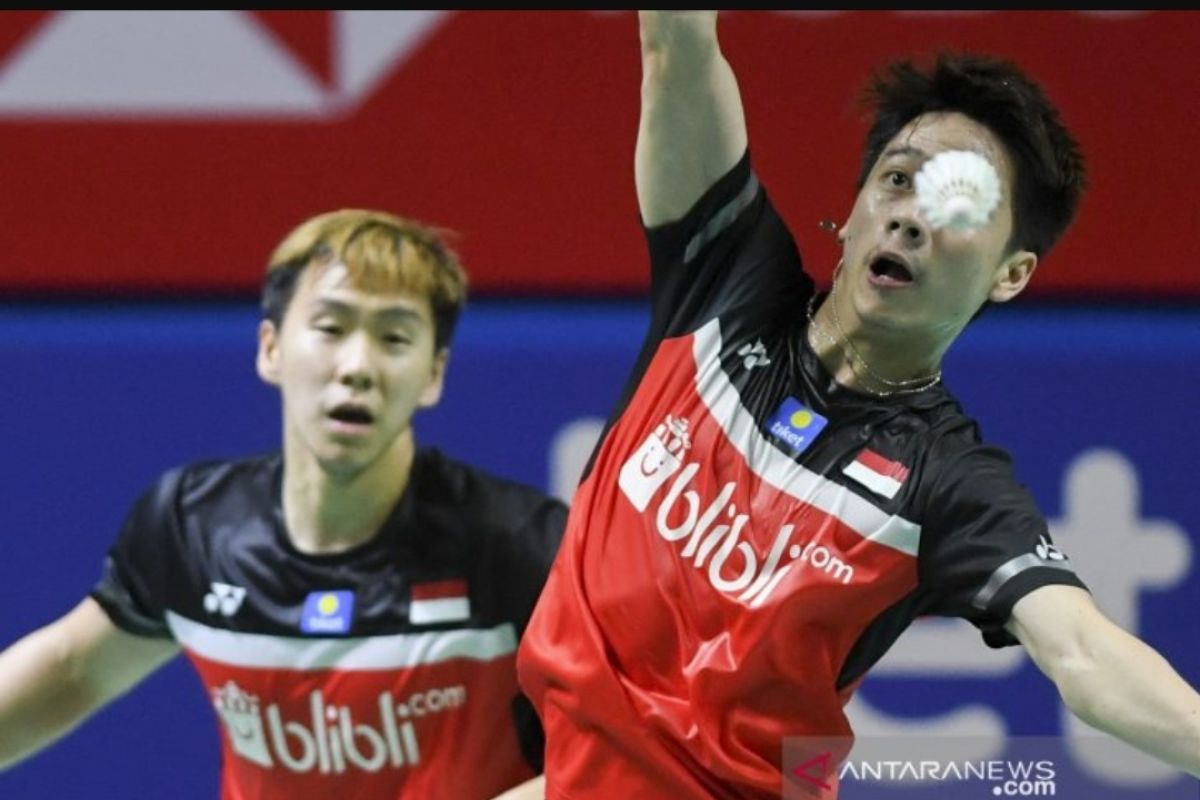 Kevin/Marcus  juara ganda putra Indonesia Open