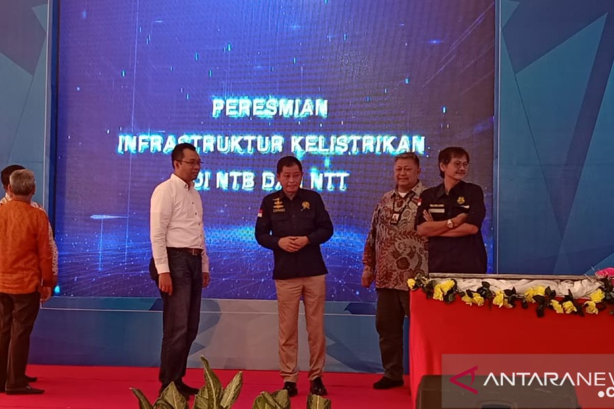 Menteri ESDM meresmikan infrastruktur kelistrikan di Nusa Tenggara