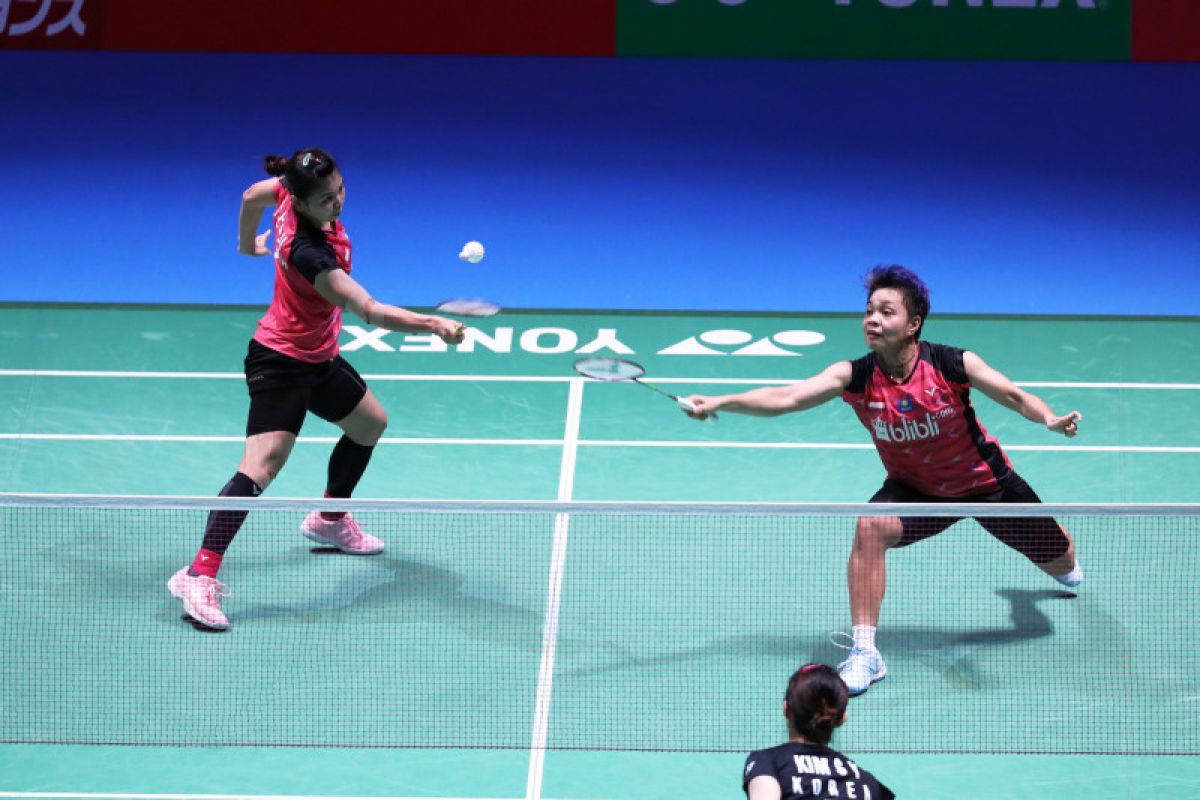 Greysia/Apriyani tumbang di perempat final