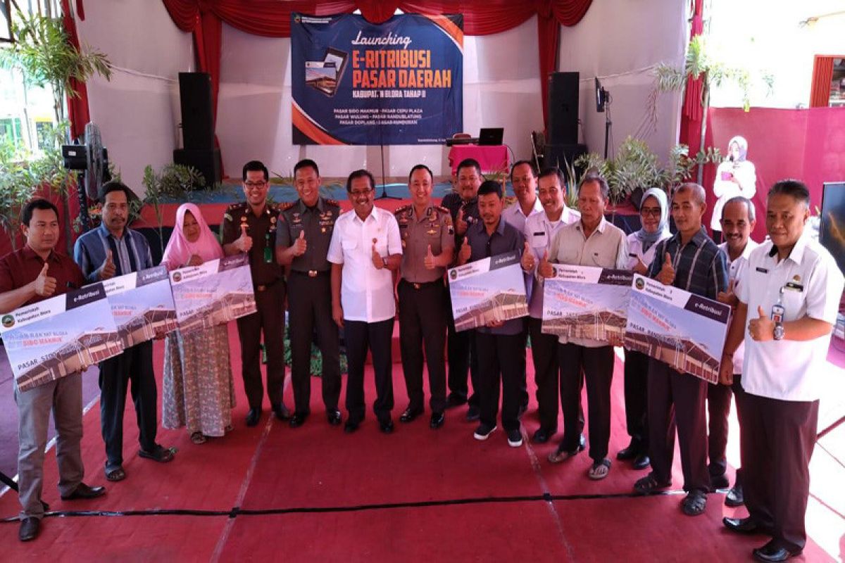 Bank Jateng bersama Pemkab Blora launching e-retribusi dan e-SPBU