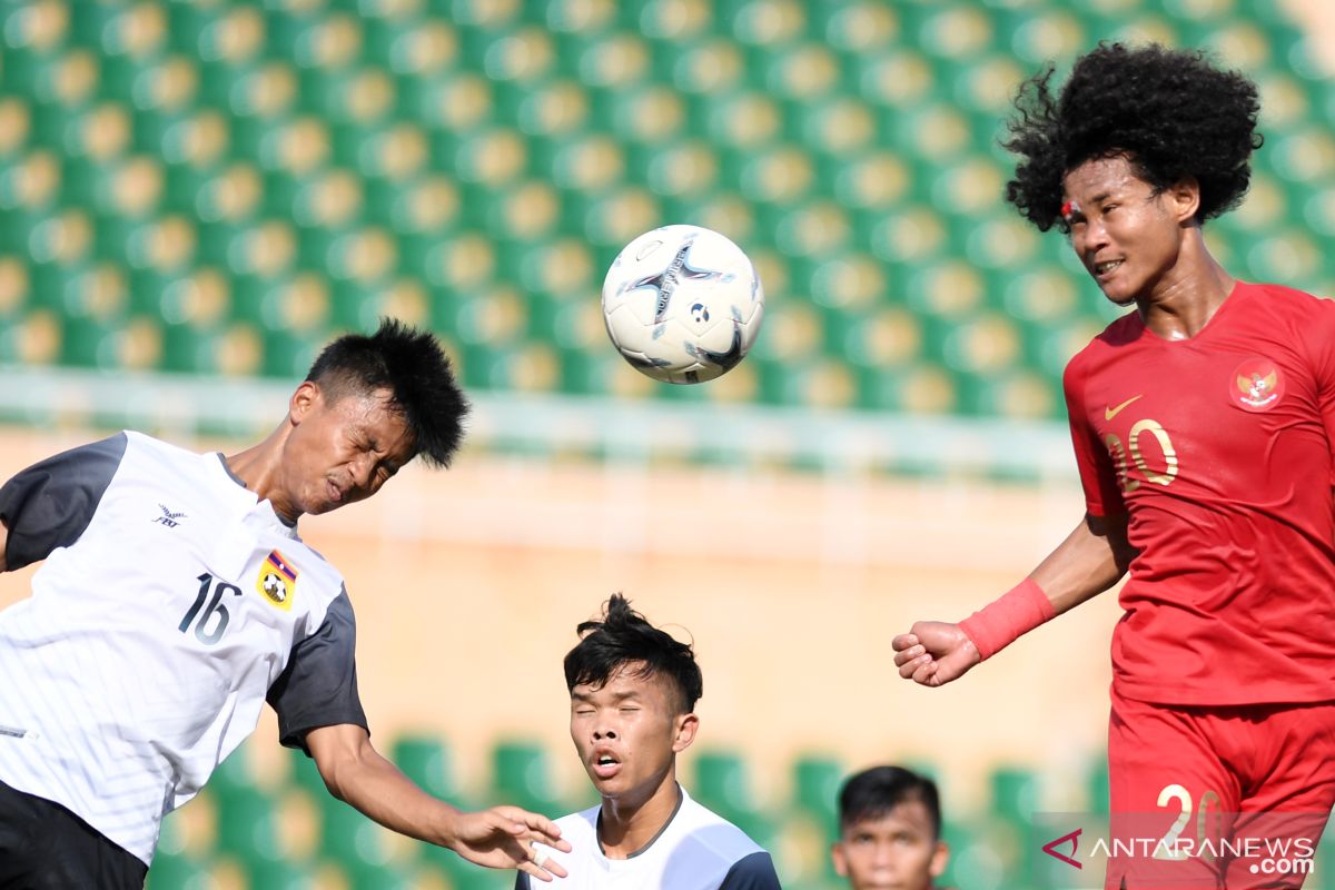 Gol bunuh diri Laos sumbang kemenangan bagi timnas U-18 2-1