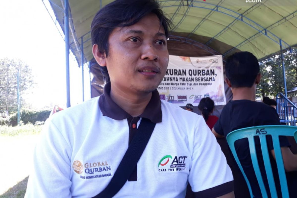 ACT memenuhi kebutuhan air warga Sulteng