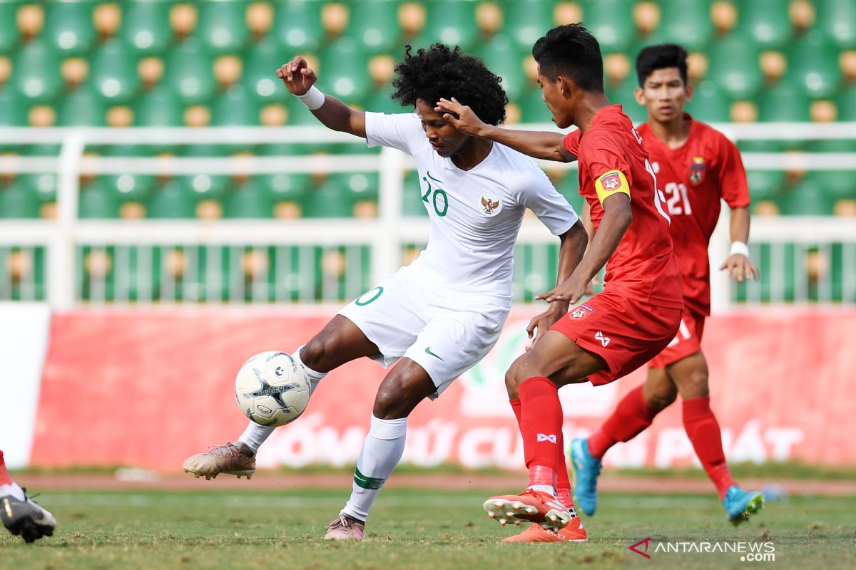 Timnas U-18 juara grup setelah imbangi Myanmar