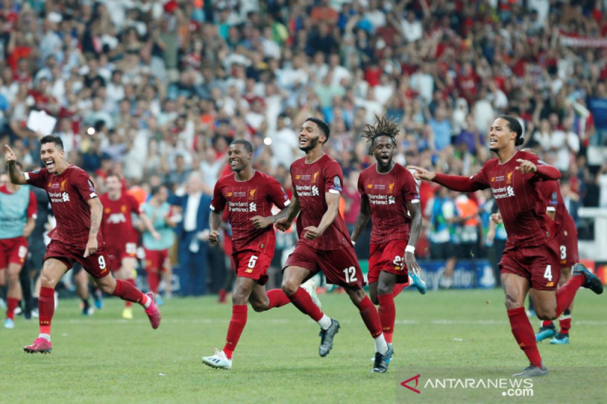 Liverpool samai rekor Real Madrid di Piala Super Eropa