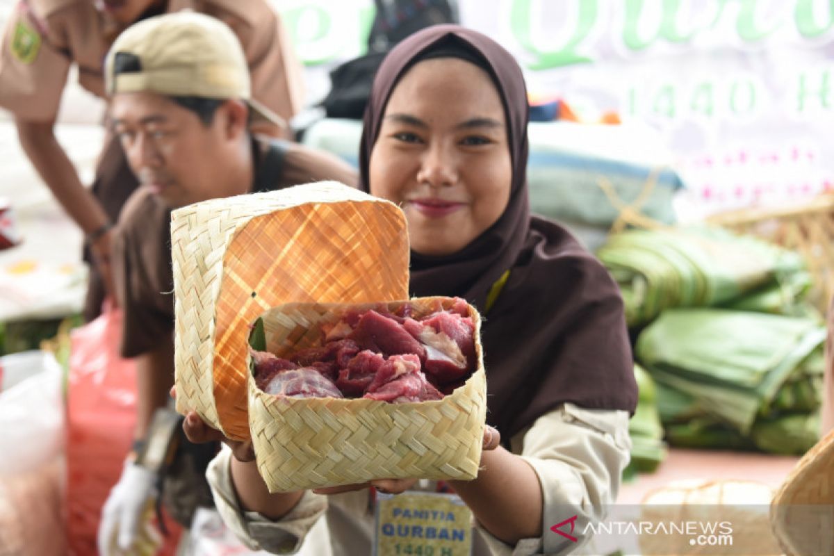 Karhutla Riau - Menyeka asap dari lahan nanas menjadi tas