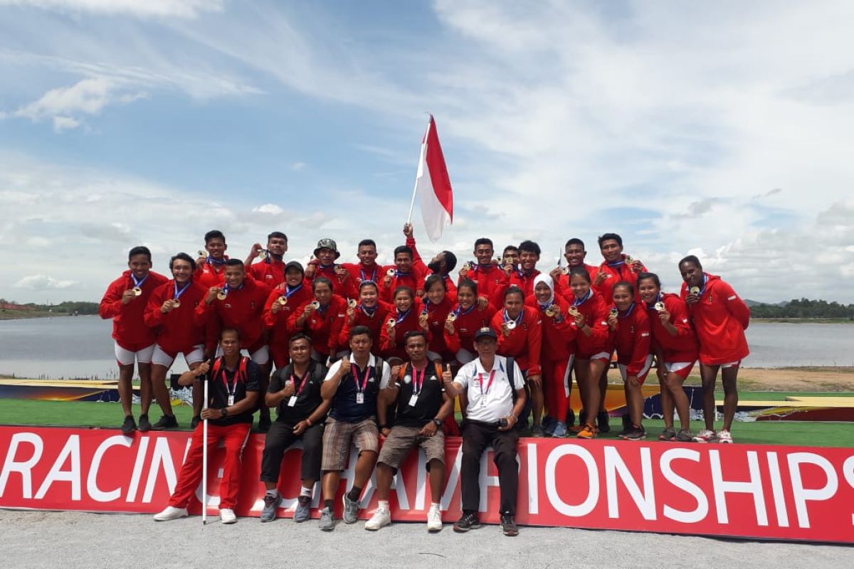 Indonesia raih tujuh medali dari kejuaraan dunia Dayung