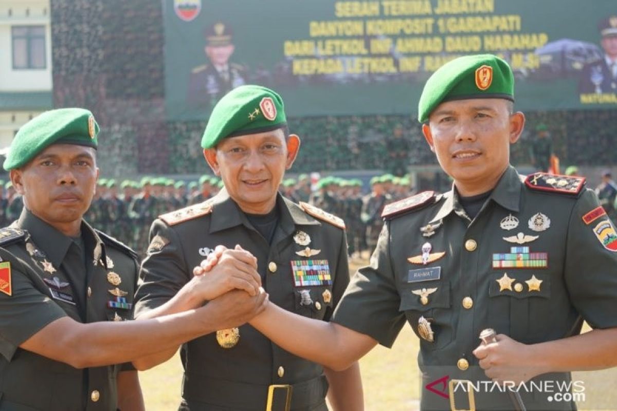 Pangdam 1/Bukit Barisan, hadiri sertijab Danyon Komposit Gardapati Natuna