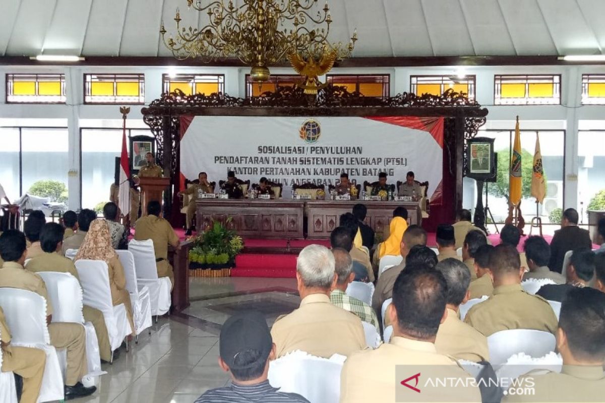 BPN Batang sertifikasi 31 ribu bidang tanah PTSL